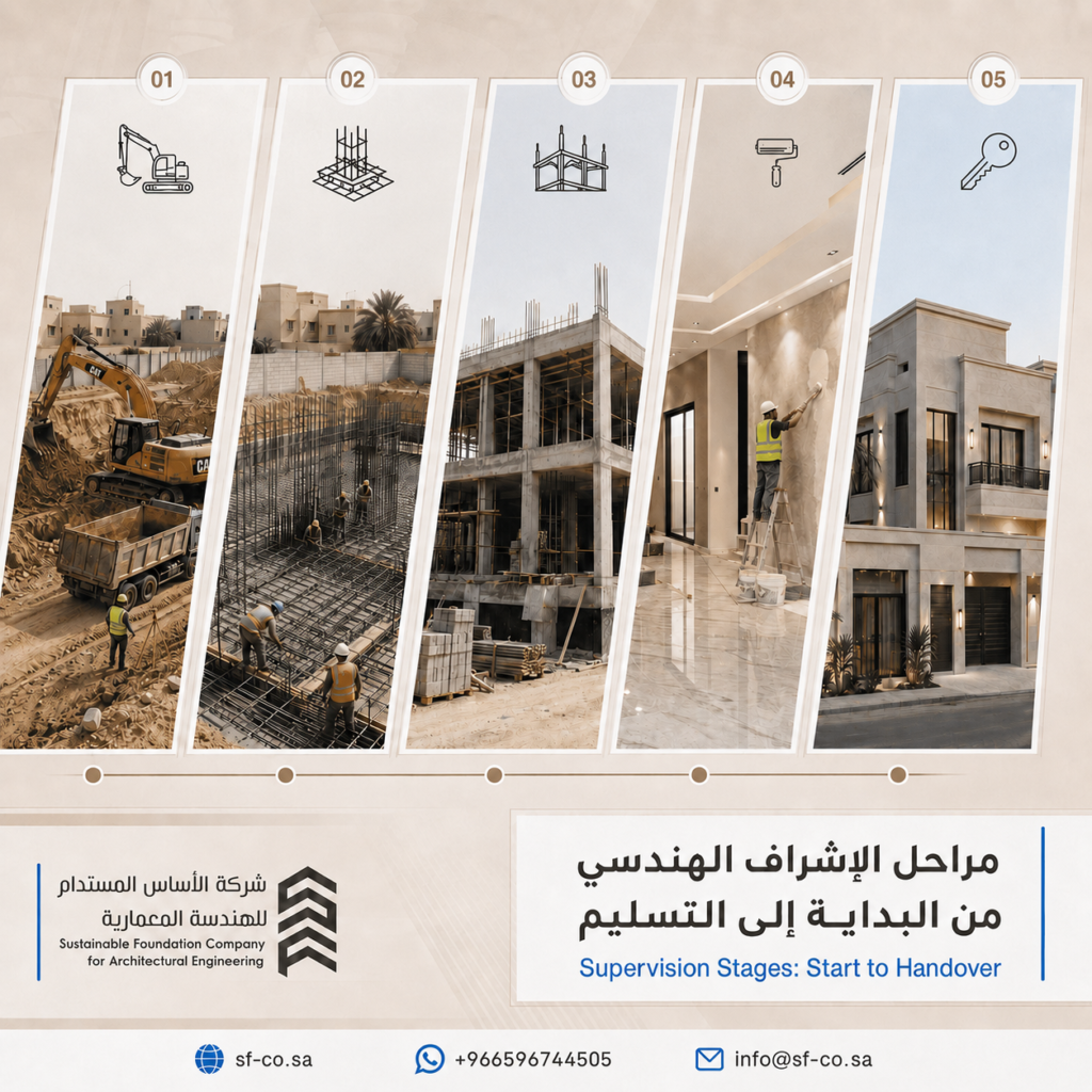 مراحل الاشراف الهندسي