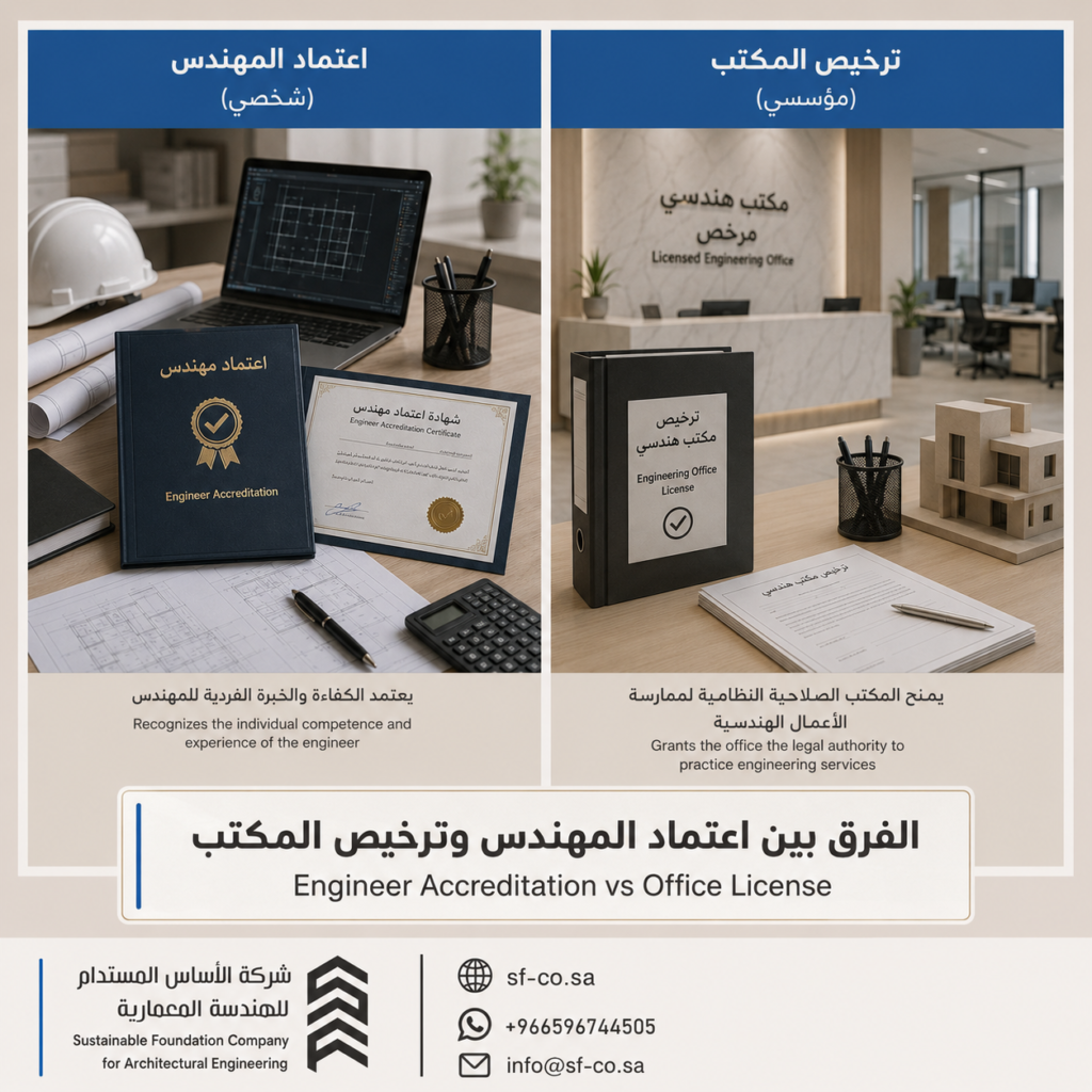 كيف تتحقق من اعتماد المكتب الهندسي